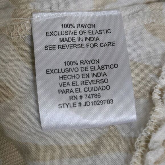 Patrons Of Peace Dress 100% Rayon M Fairy Isle Tassels Hippie Peasant Maxi - Picture 4 of 8